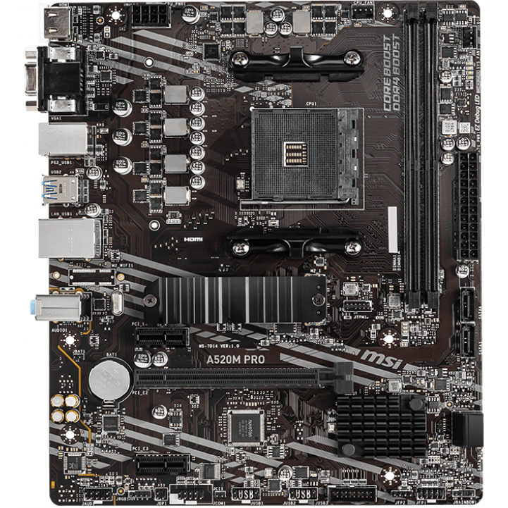 Материнская плата MSI A520M PRO: купить в интернет магазине Регард