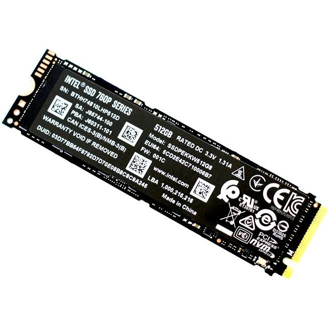 Intel 760p 512gb on sale