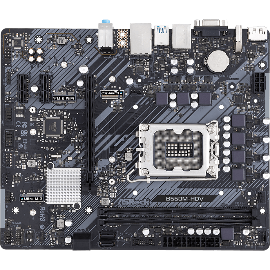 Материнская плата ASRock B660M-HDV: купить в интернет магазине Регард ...