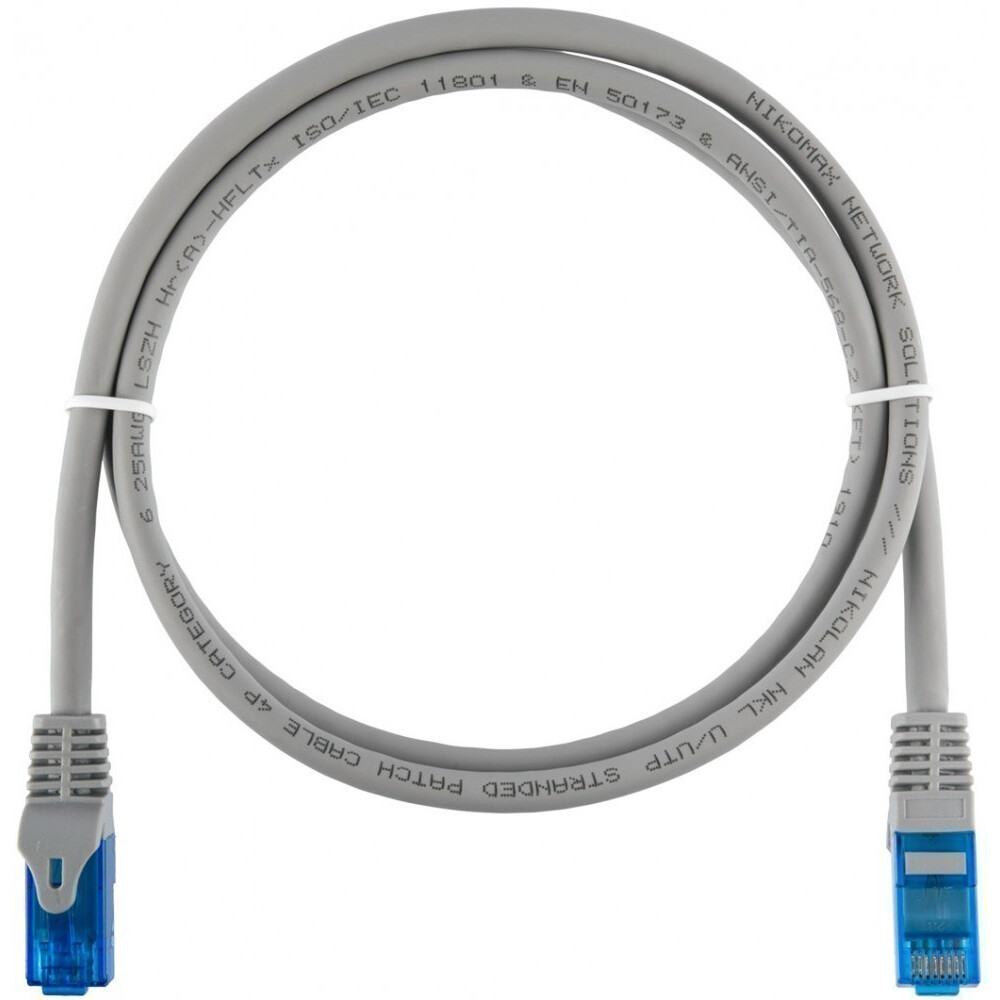 Патч-корд NIKOMAX NMC-PC4UE55B-ES-003-C-GY, 0.3м: купить в интернет ...