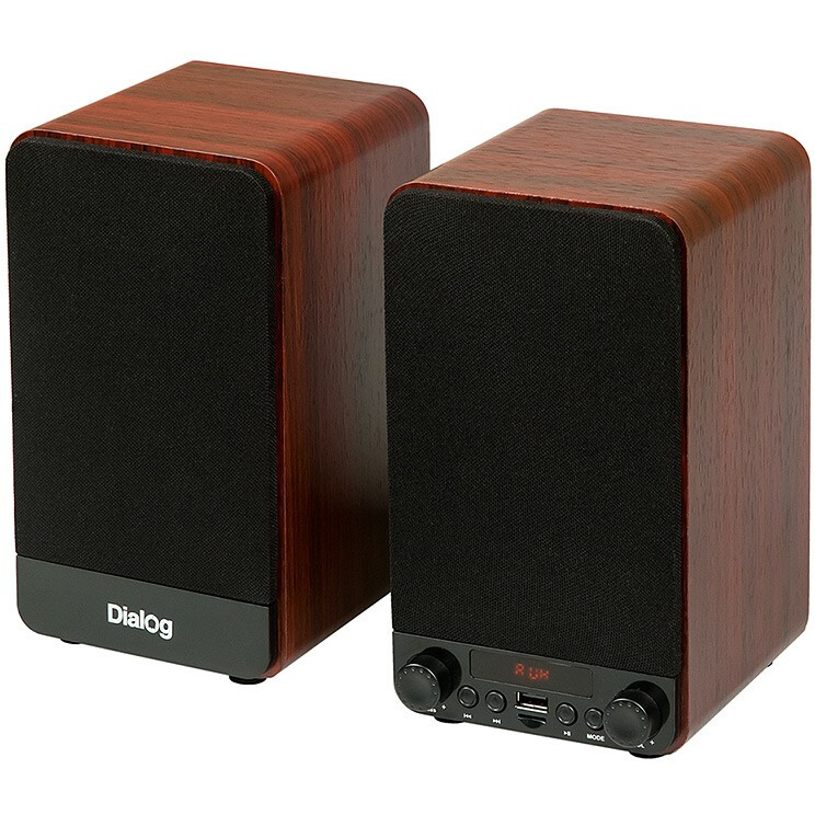 Колонки Dialog AJ-13 Brown: купить в интернет магазине Регард Москва ...