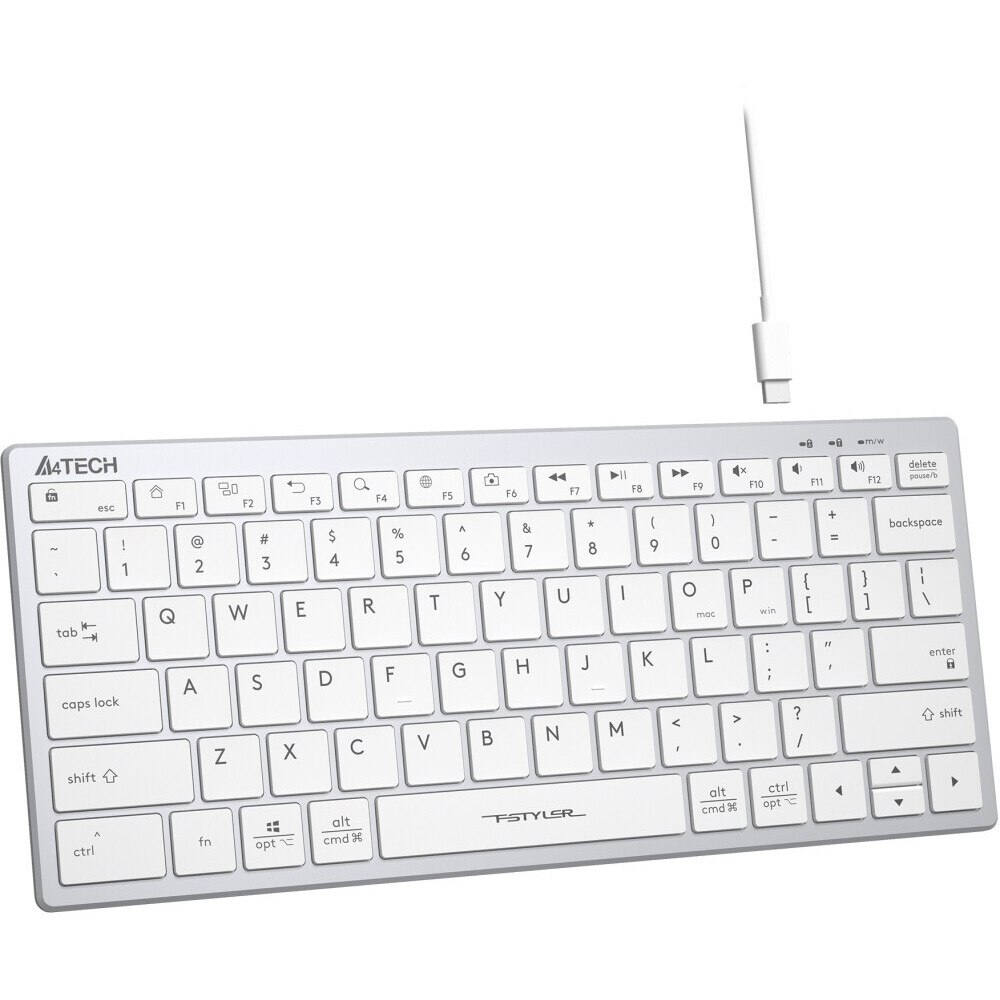 Клавиатура A4Tech Fstyler FX51 White - фото 4
