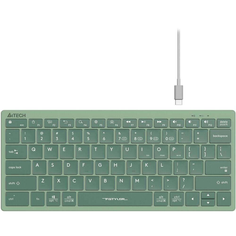 Беспроводная клавиатура 4 tech как подключить Клавиатура A4Tech FBX51C Green: купить в интернет магазине Регард Москва: цена, 