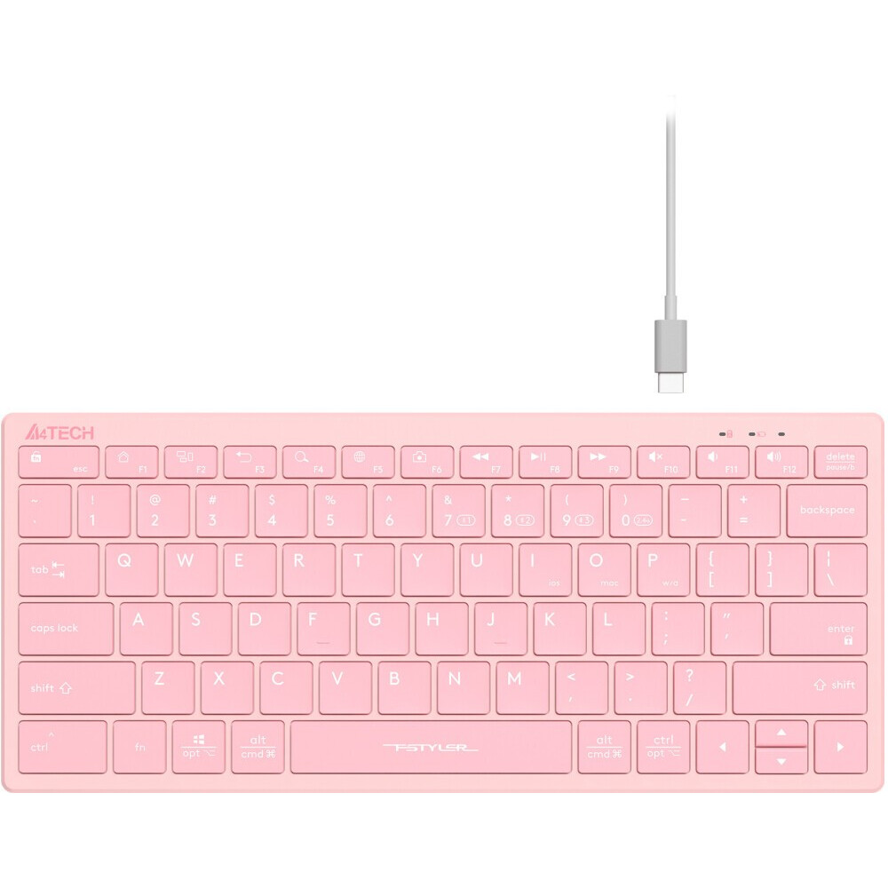 Клавиатура A4Tech FBX51C Pink - фото 2