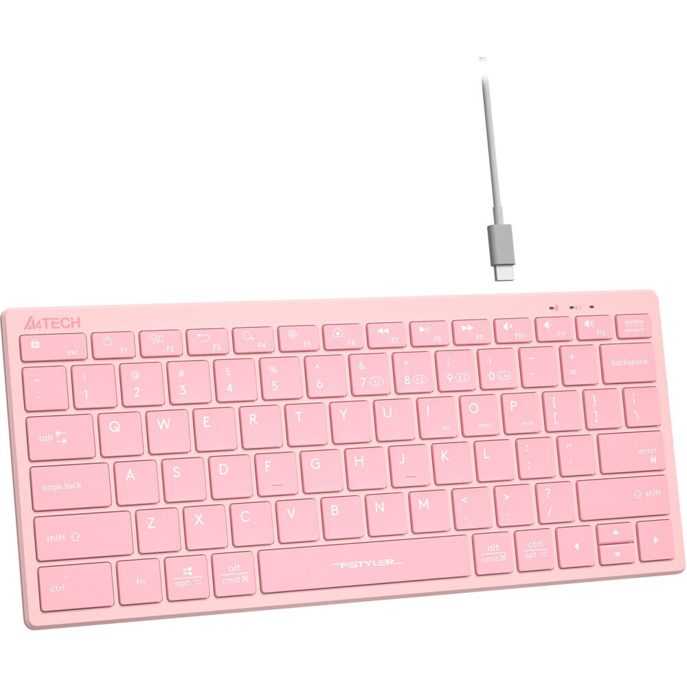 Клавиатура A4Tech FBX51C Pink - фото 4