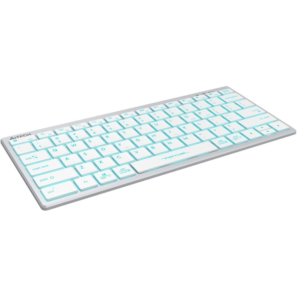 Клавиатура A4Tech Fstyler FX61 White/Blue - фото 5