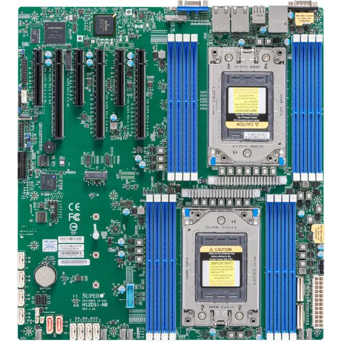 Серверная материнская плата SuperMicro H12DSI-N6-B