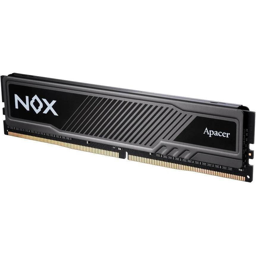 Оперативная память 8Gb DDR4 3200MHz Apacer NOX Black (AH4U08G32C28YMBAA-1) - фото 2