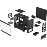Корпус Fractal Design Pop Mini Air RGB Black TG Clear (FD-C-POR1M-06)