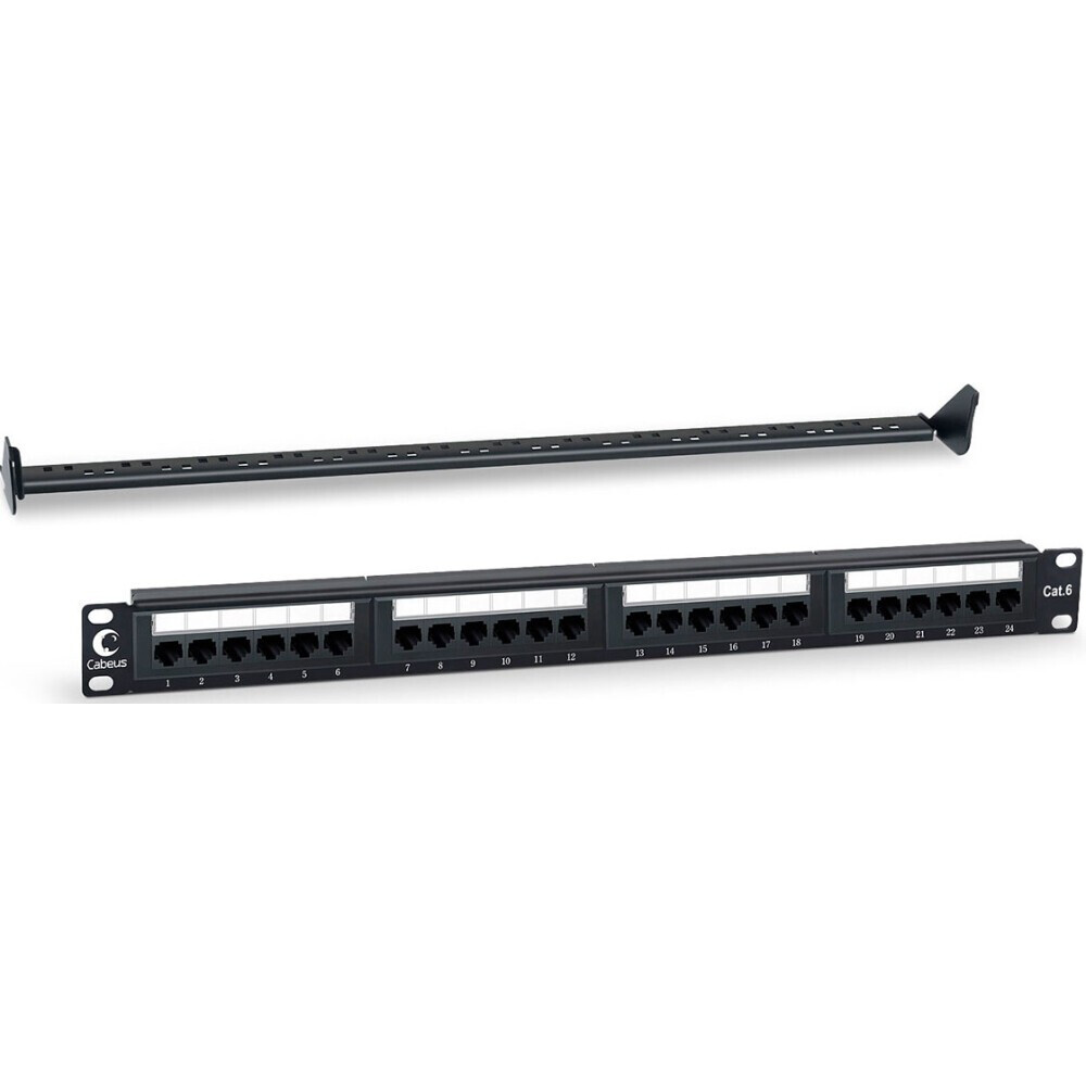 Патч-панель Cabeus PL-24-Cat.6-Dual