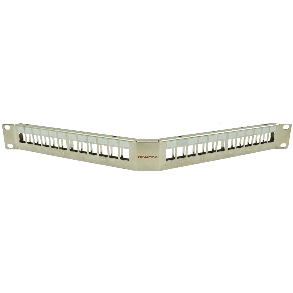 Патч-панель NIKOMAX NMC-RP24-BLANK-AG-1U-MT