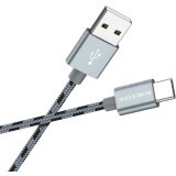 Кабель USB - USB Type-C, 1м, Borofone BX24 Grey (6931474703422)