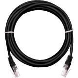 Патч-корд NETLAN EC-PC4UD55B-BC-PVC-030-BK-10, 3м, 10 шт.