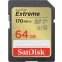 Карта памяти 64Gb SD SanDisk Extreme (SDSDXV2-064G-GNCIN)