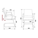 Офисное кресло Бюрократ CH-993-LOW-V Camel (CH-993-LOW-V/CAMEL)
