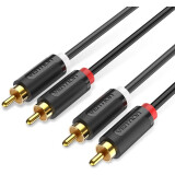 Кабель 2x RCA (M) - 2x RCA (M), 2м, Vention BCMBH