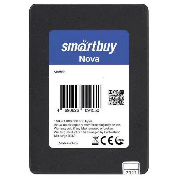 Накопитель SSD 120Gb SmartBuy Nova (SBSSD120-NOV-25S3)
