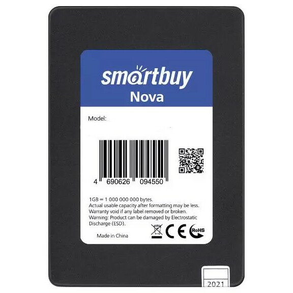 Накопитель SSD 240Gb SmartBuy Nova (SBSSD240-NOV-25S3)