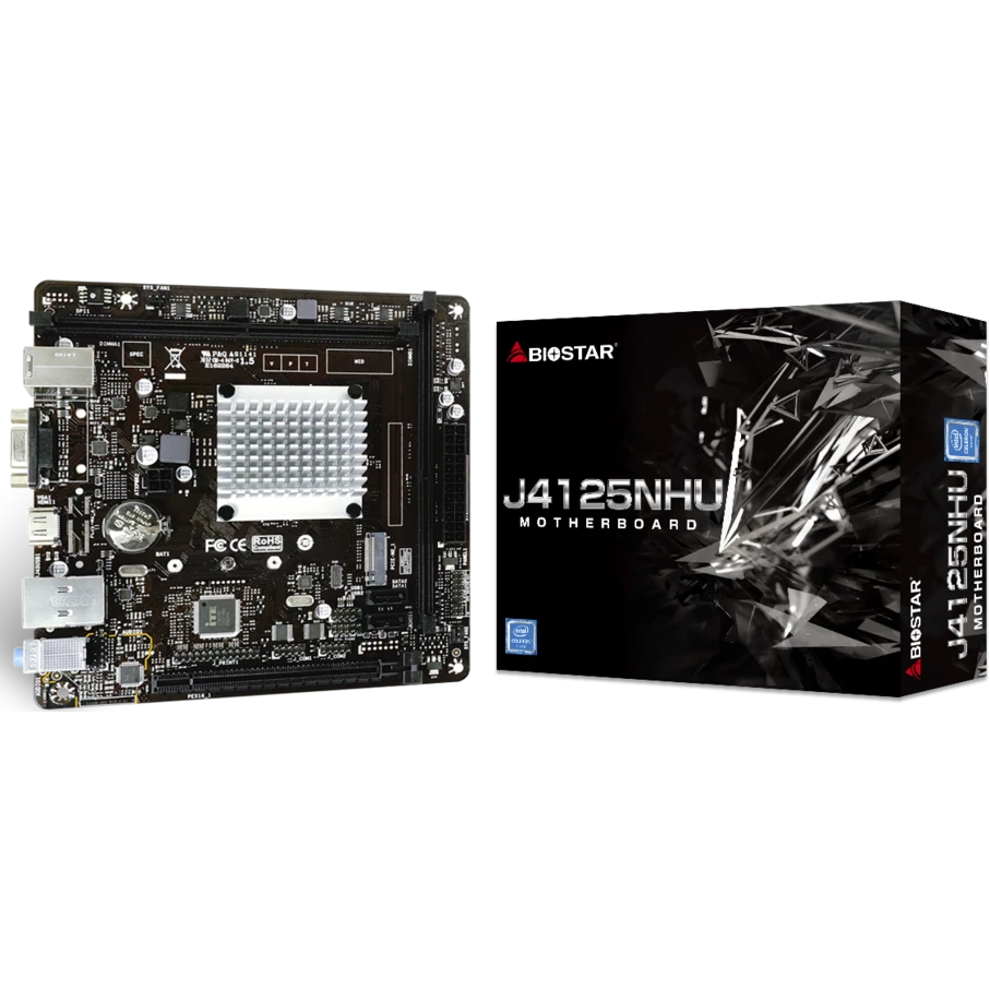 Материнская плата Biostar J4125NHU + Celeron J4125 onboard - фото 4