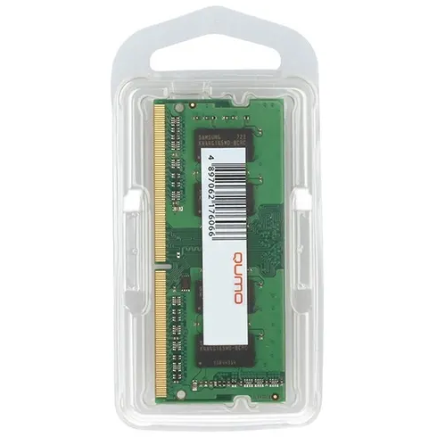 Оперативная память 16Gb DDR4 3200MHz QUMO SO-DIMM (QUM4S-16G3200P22)