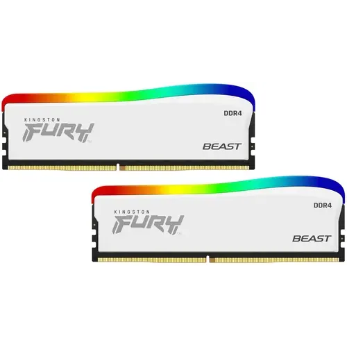 Оперативная память 16Gb DDR4 3600MHz Kingston Fury Beast White SE (KF436C17BWAK2/16) (2x8Gb KIT)