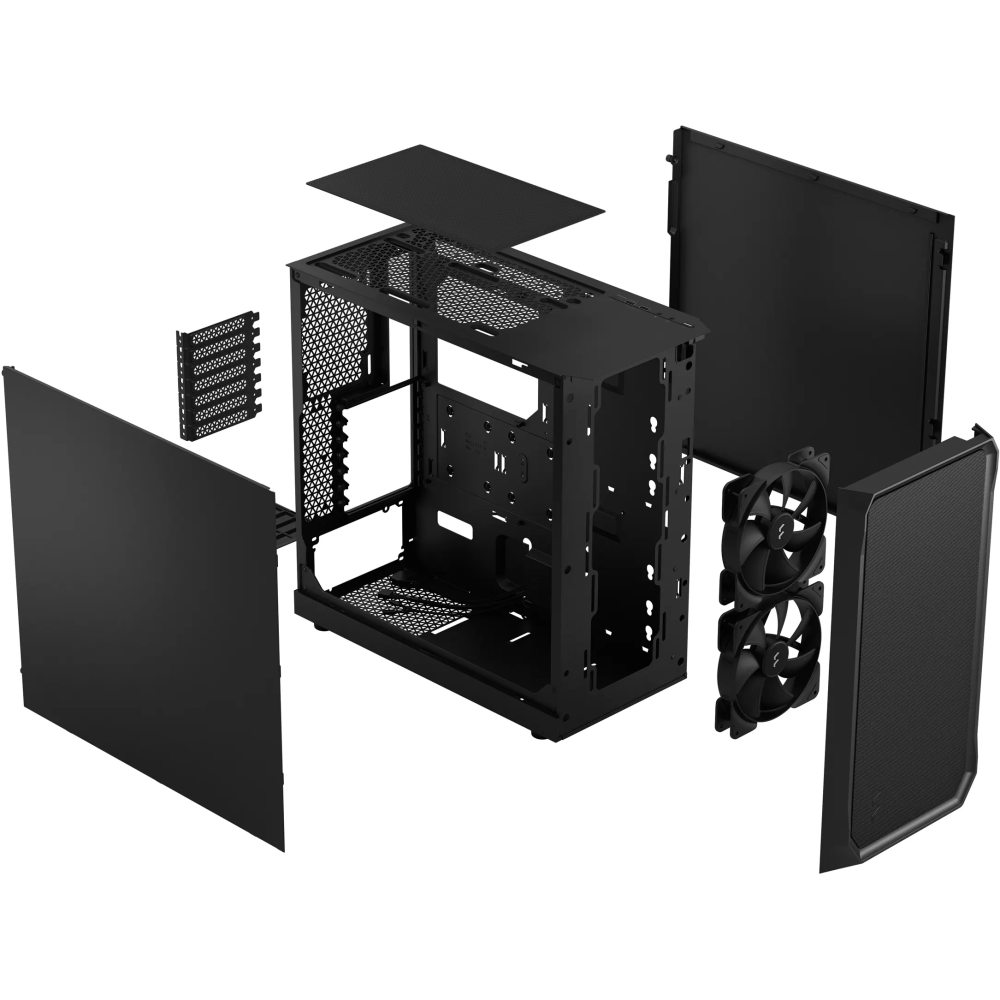 Корпус Fractal Design Focus 2 Black Solid - FD-C-FOC2A-07 - фото 12