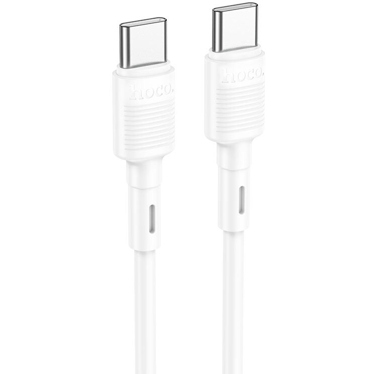 Кабель USB Type-C - USB Type-C, 1м, HOCO X83 White - 6931474770936
