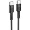Кабель USB Type-C - USB Type-C, 1м, HOCO X83 Black - 6931474770929