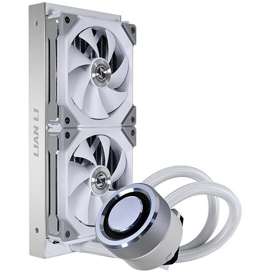 Система жидкостного охлаждения Lian Li Galahad AIO 240SLA White - G89.GA240SLA.01 - фото 2