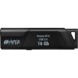 USB Flash накопитель 16Gb HIPER Groovy M16 Black (HI-USB316GBU336B)