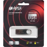 USB Flash накопитель 64Gb HIPER Groovy Z64 Titan (HI-USB364GBU279S)
