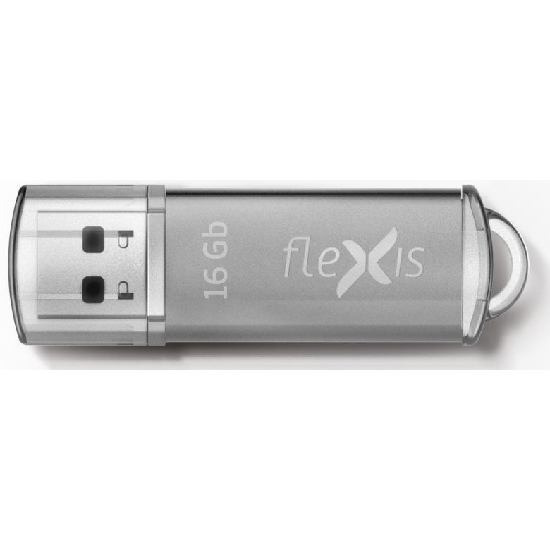USB Flash накопитель 16Gb Flexis RB-108 Silver - FUB20016RB-108
