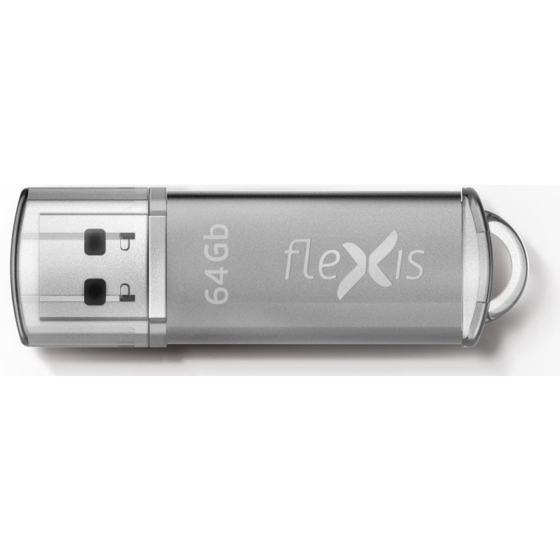 USB Flash накопитель 64GB Flexis RB-108 Silver