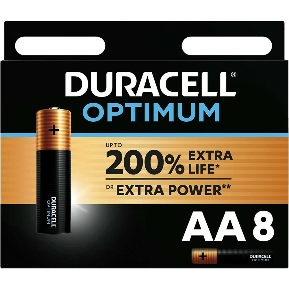 Батарейка Duracell Optimum (AA, Alkaline, 8 шт) - 5014069