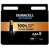 Батарейка Duracell Optimum (AAA, Alkaline, 8 шт) (5014070)