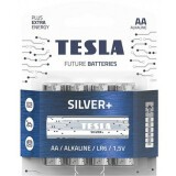 Батарейка TESLA Silver+ (AA, 4 шт.) (8594183392332)