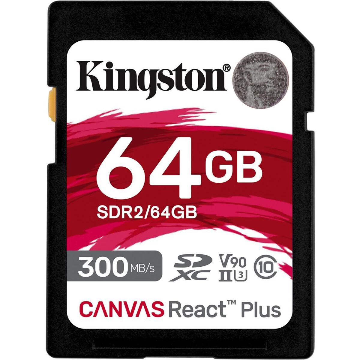 Карта памяти 64Gb SD Kingston Canvas React Plus (SDR2/64GB)