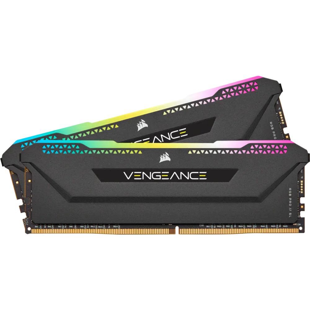 Оперативная память 32Gb DDR4 3600MHz Corsair Vengeance RGB PRO SL (CMH32GX4M2D3600C18) (2x16Gb KIT)