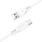 Кабель USB - USB Type-C, 1.2м, ACEFAST C3-04 White (AF-C3-04-WH)
