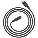 Кабель USB Type-C - Lightning, 1.2м, ACEFAST C3-01 Black (AF-C3-01-BK)