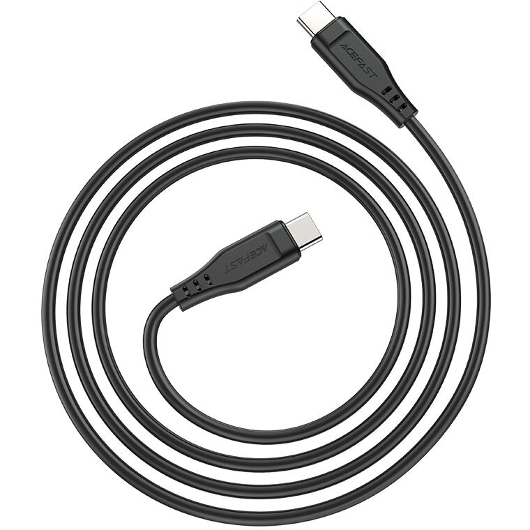 Кабель USB Type-C - USB Type-C, 1.2м, ACEFAST C3-03 Black - AF-C3-03-BK