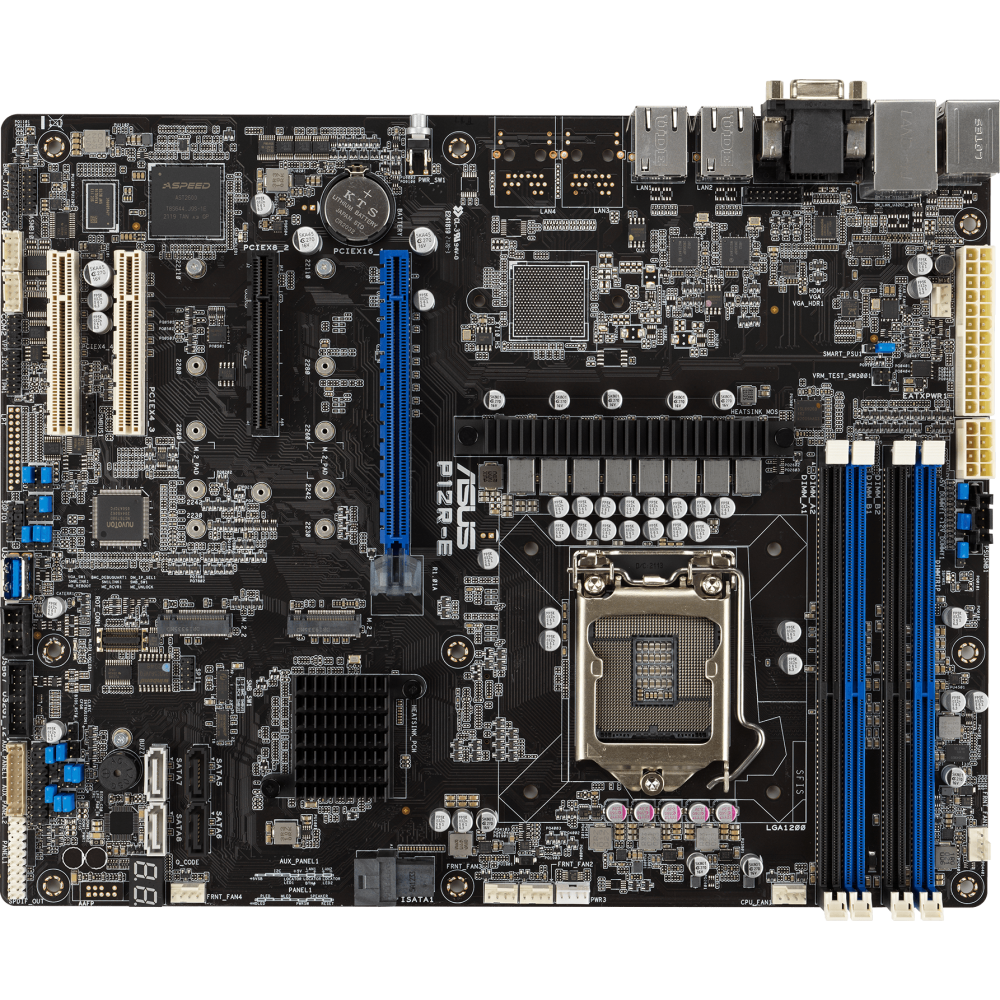 Серверная материнская плата ASUS P12R-E