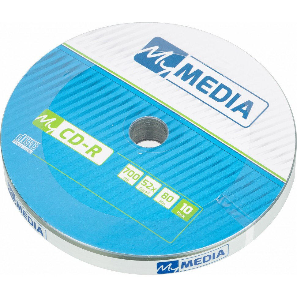 Диск CD-R Verbatim 700MB 52x Pack Wrap (10 шт.)