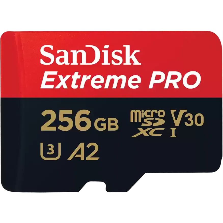 Карта памяти 256GB MicroSD SanDisk Extreme Pro + SD адаптер (SDSQXCD-256G-GN6MA)