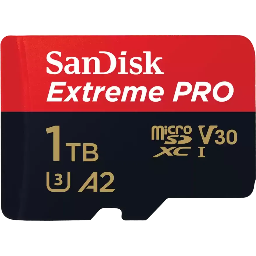 Карта памяти 1Tb MicroSD SanDisk Extreme Pro + SD адаптер (SDSQXCD-1T00-GN6MA)