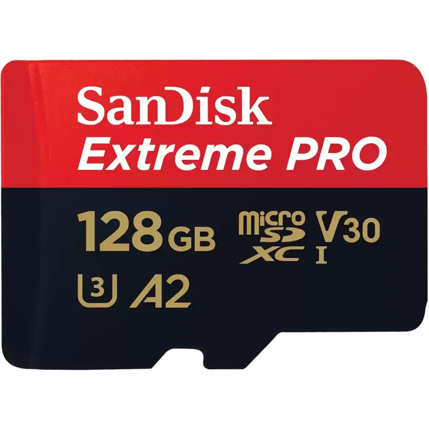 Карта памяти 128GB MicroSD SanDisk Extreme Pro + SD адаптер (SDSQXCD-128G-GN6MA)