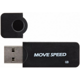 USB Flash накопитель 64Gb Move Speed KHWS1 Black (U2PKHWS1-64GB)