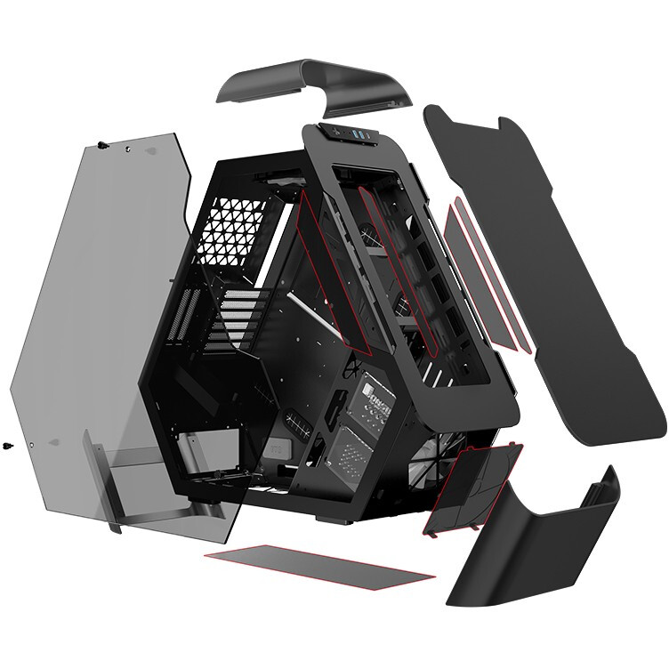 Корпус Jonsbo TR03-G Black - фото 5