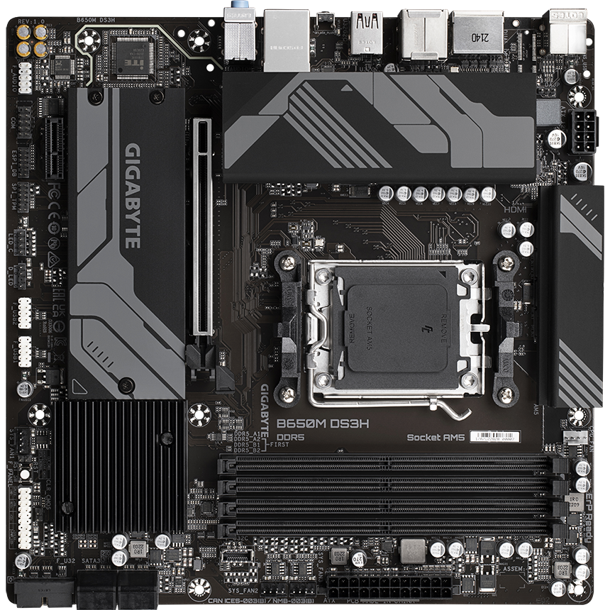 Материнская плата Gigabyte B650M DS3H - фото 3