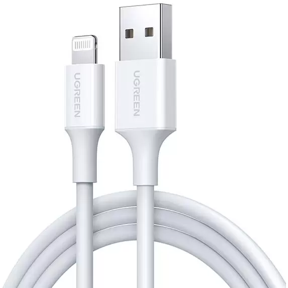 Кабель USB - Lightning, 2м, UGREEN US155 White